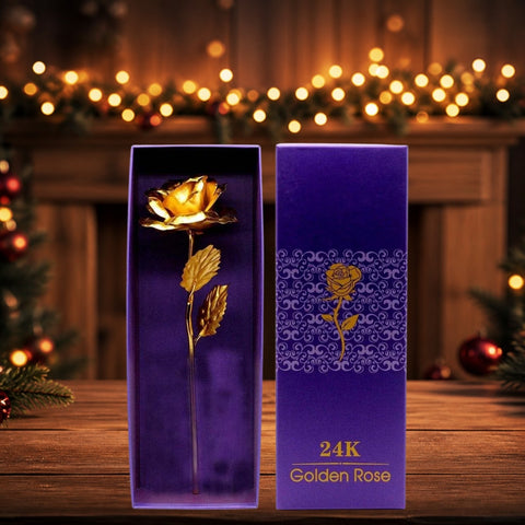 Coffret : Rose Eternelle Or 24K - ambiance - Rose Eternelle La Boutique