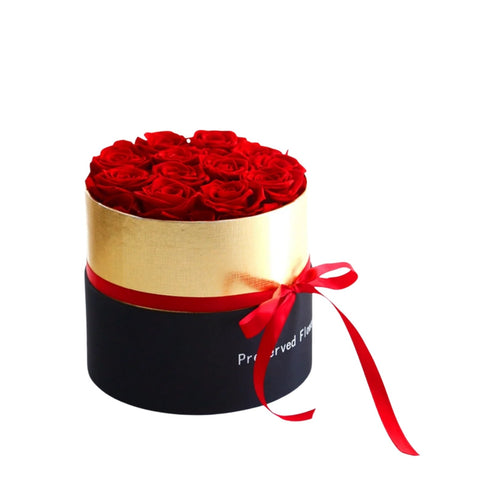 Rose Éternelle Préservée en Coffret Luxe – Vraie Rose Naturelle - Rose Eternelle La Boutique