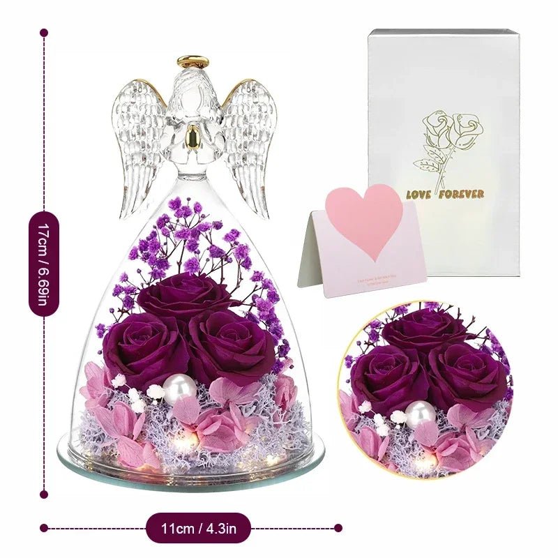 Luminous Guardian Angel & His Eternal Rose