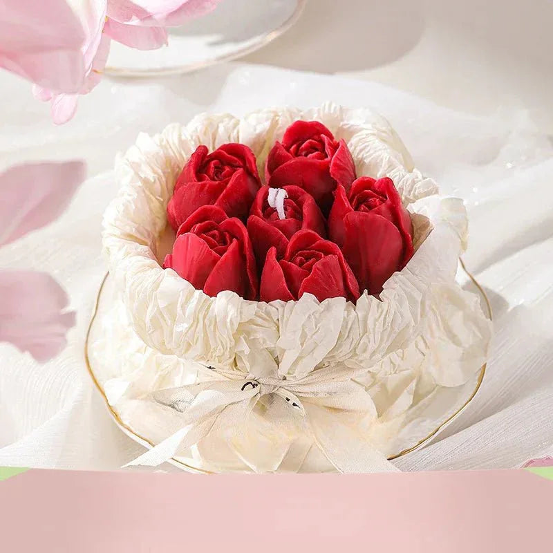 Kit Créatif DIY - Ma Bougie Fleur de Rose - Rose Eternelle La Boutique