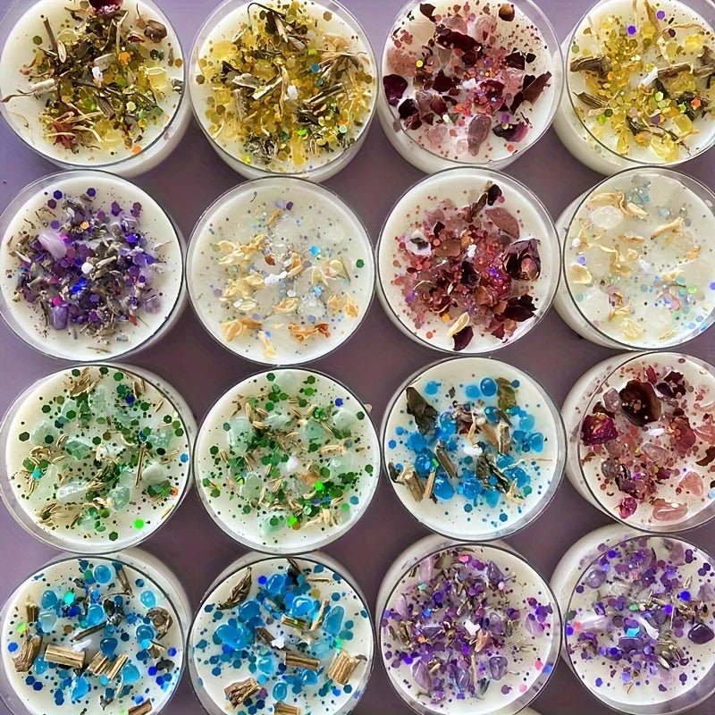 Coffret de 6 Bougies "Jardin de Cristaux" - Rose Eternelle La Boutique