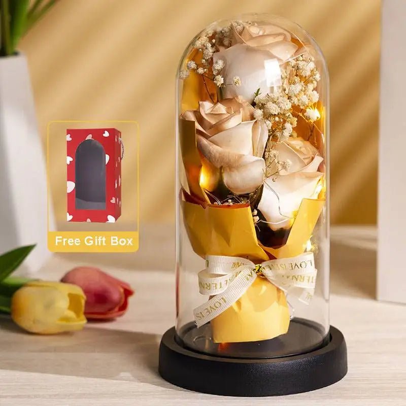 Rose eternelle Lumineuse en Acrylique - Rose Eternelle La Boutique