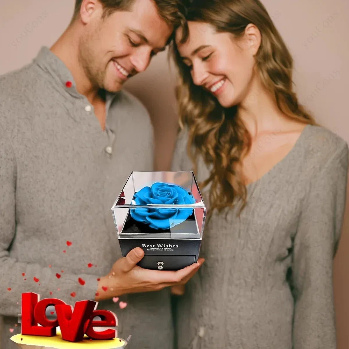 Collier Cœur en Acier Inoxydable | Cadeau Femme Romantique - Rose Eternelle La Boutique