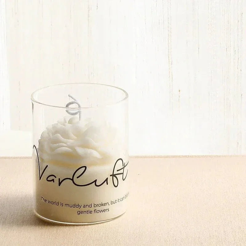 Bougie Sculpturale "Bubble" - Cire de Soja - Rose Eternelle La Boutique