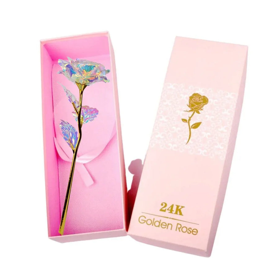 Coffret Rose Éternelle Or 24K – Cadeau de Luxe Inoubliable - Rose Eternelle La Boutique