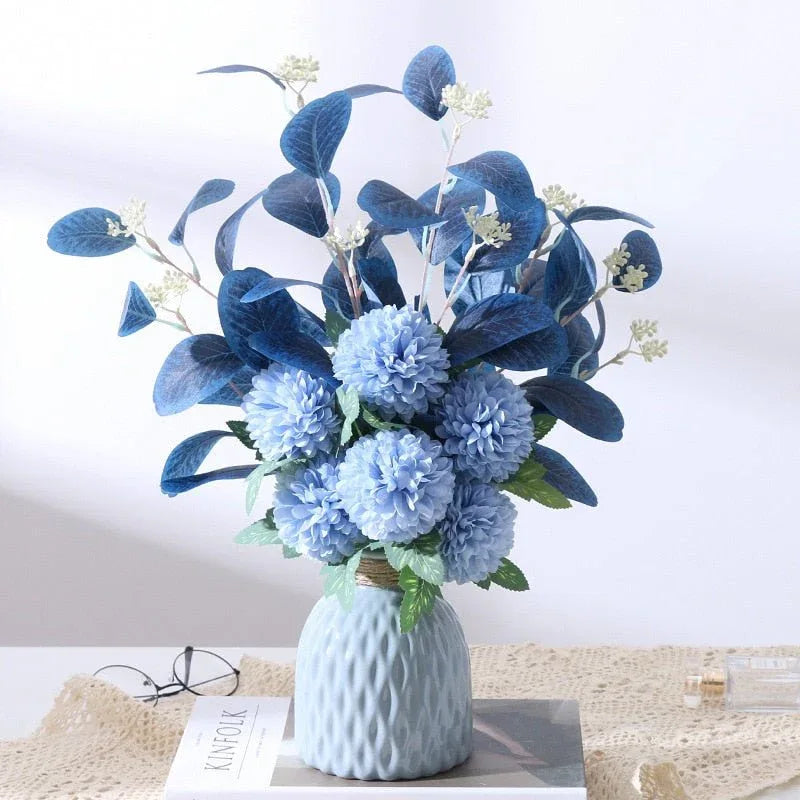 Fleurs artificielle en Soie - Plantes Nordique pour Décoration de Bureau et Chambre - Rose Eternelle La Boutique