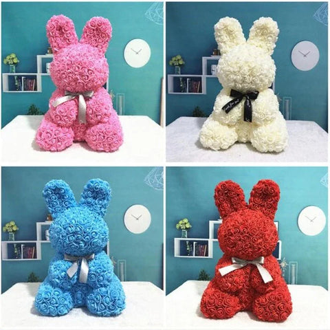 Lapin en Rose Eternelle ( Choix ) - Rose Eternelle La Boutique