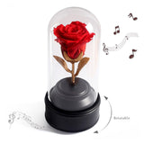 Boîte à musique <br>Rose Eternelle Rouge - Rose Eternelle La boutique