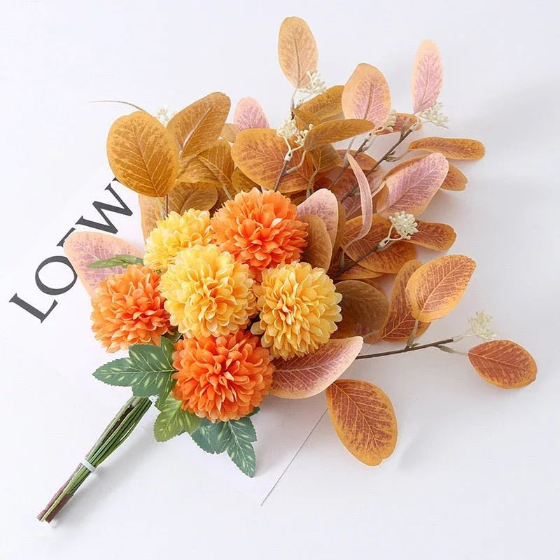 Fleurs artificielle en Soie - Plantes Nordique pour Décoration de Bureau et Chambre - Rose Eternelle La Boutique