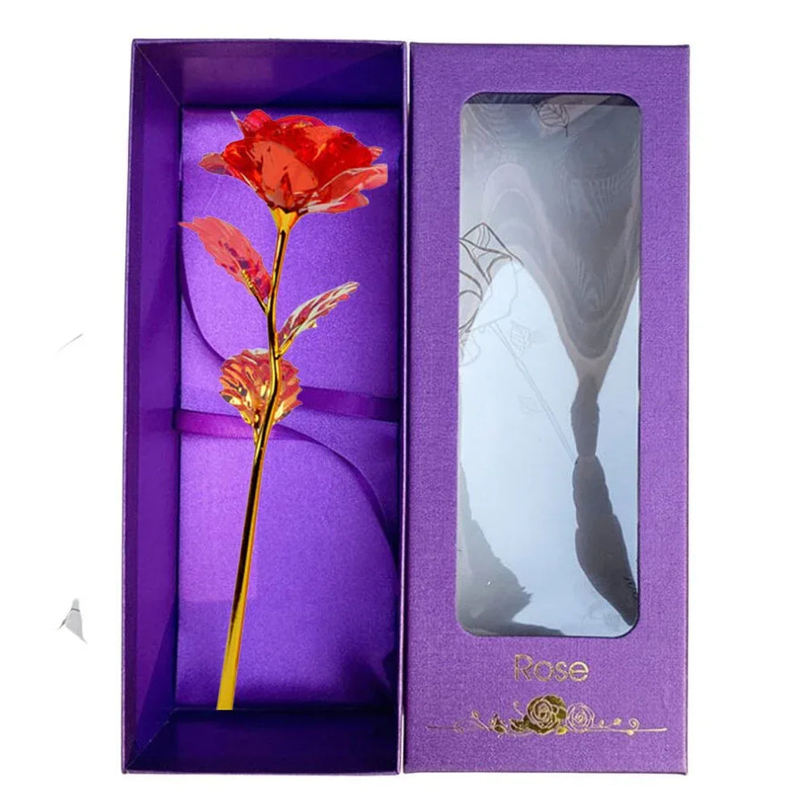 Coffret Rose Éternelle Or 24K – Cadeau de Luxe Inoubliable - Rose Eternelle La Boutique