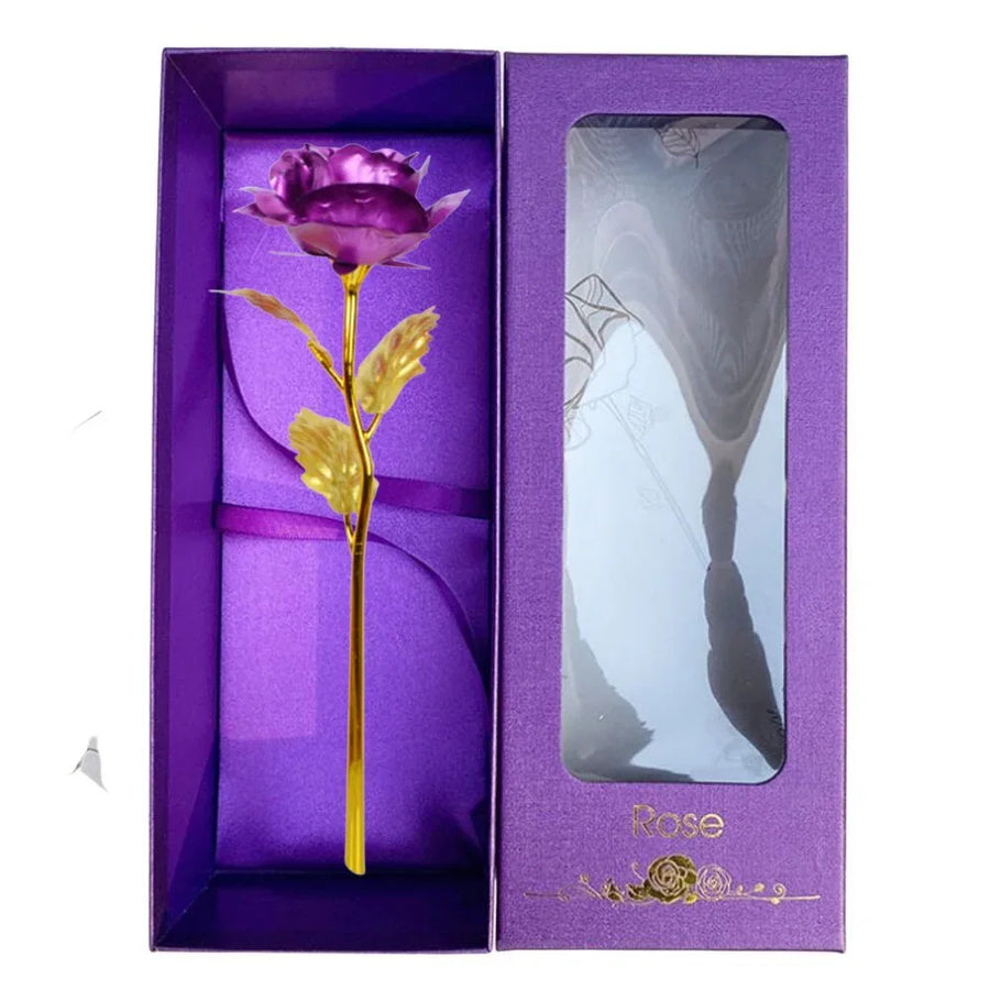 Coffret Rose Éternelle Or 24K – Cadeau de Luxe Inoubliable - Rose Eternelle La Boutique