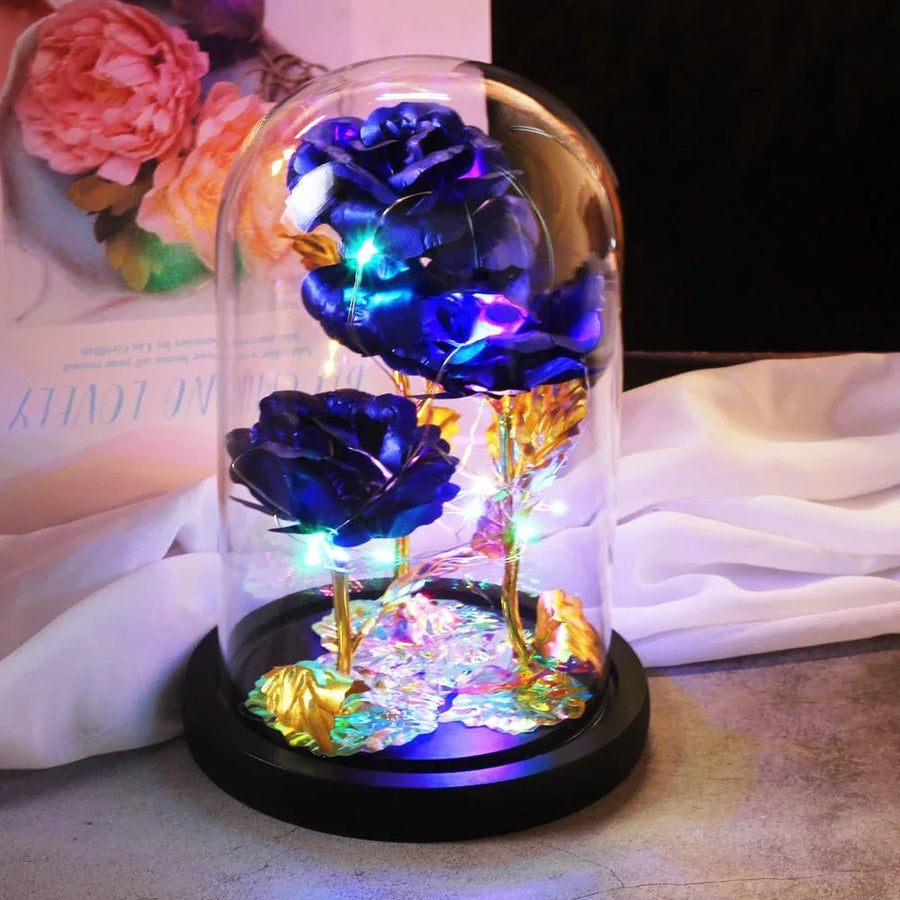 Rose Eternelle Diamant Bleu - Rose Eternelle La Boutique
