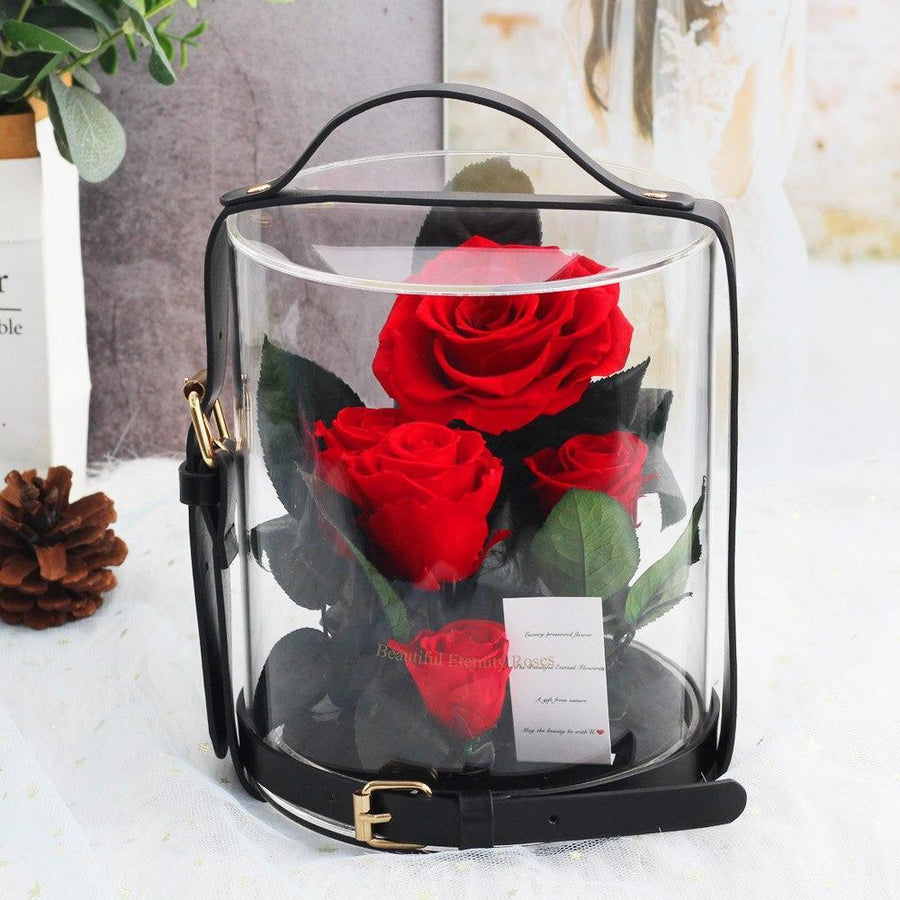Gift Box de 3 Eternal Rosess Red