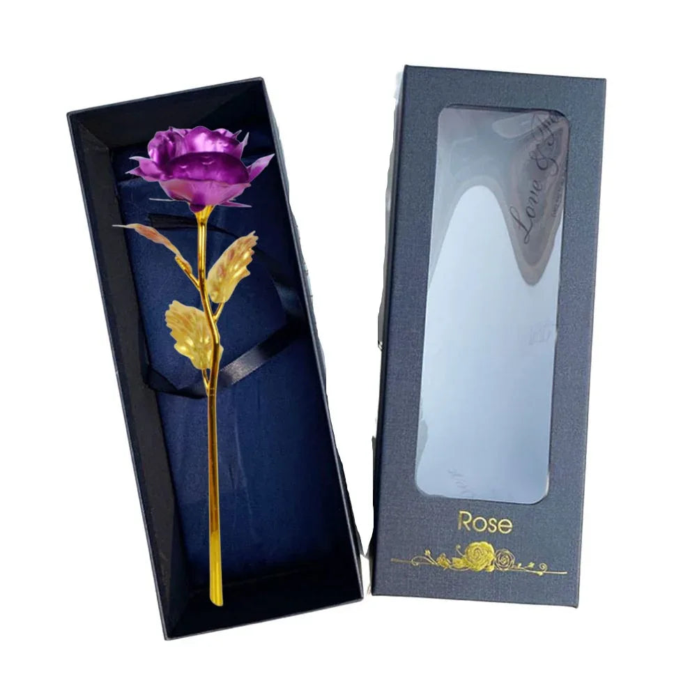 Rose Eternelle Coffret Noir Or 24K - Rose Eternelle La Boutique