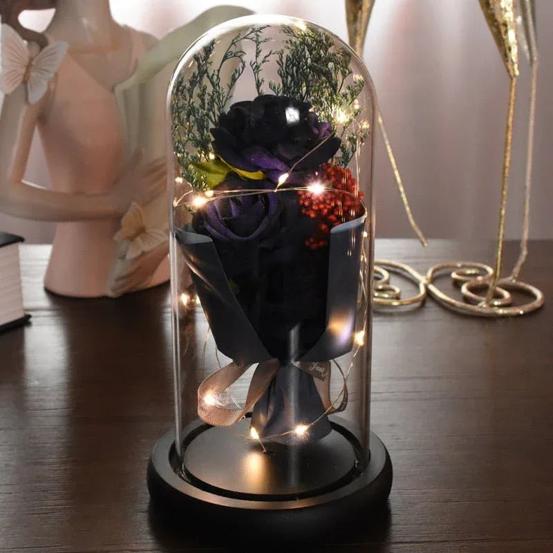 Rose eternelle Sobre & Lumineuse ( Choix de style & couleur ) - Rose Eternelle La Boutique