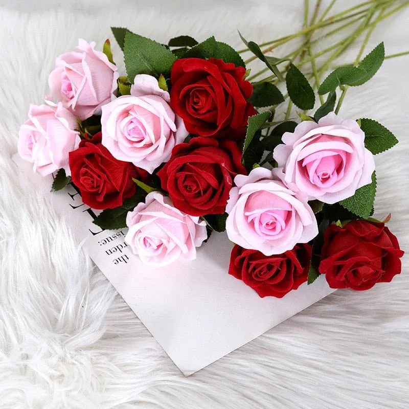 Bouquet de Rose en sois de Haute Qualité - Rose Eternelle La Boutique