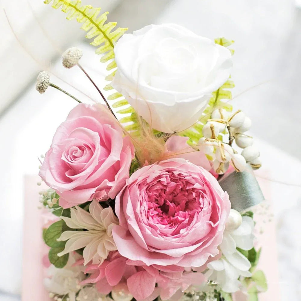 Composition florale d'Amour & D'automne - Rose Eternelle La Boutique