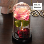 Rose eternelle Sobre & Lumineuse ( Choix de style & couleur )