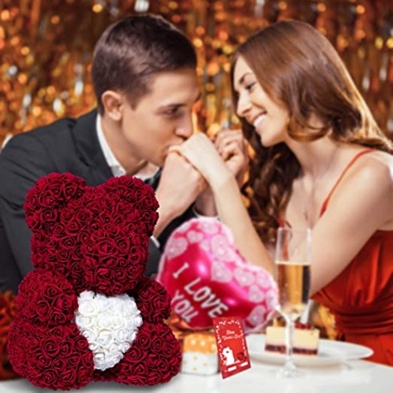 L'histoire des ours en rose : de leur origine à leur popularité actuelle - Rose Eternelle La Boutique