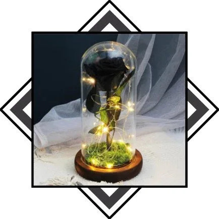 Rose Eternelle Noir - Rose Eternelle La Boutique