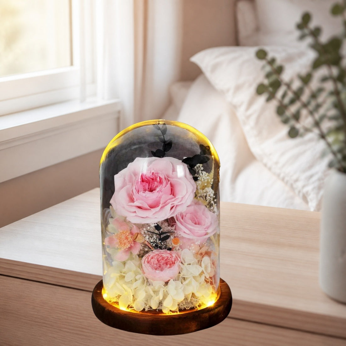 Roses Eternelles (Naturelle) Rose - ambiance - Rose Eternelle La Boutique