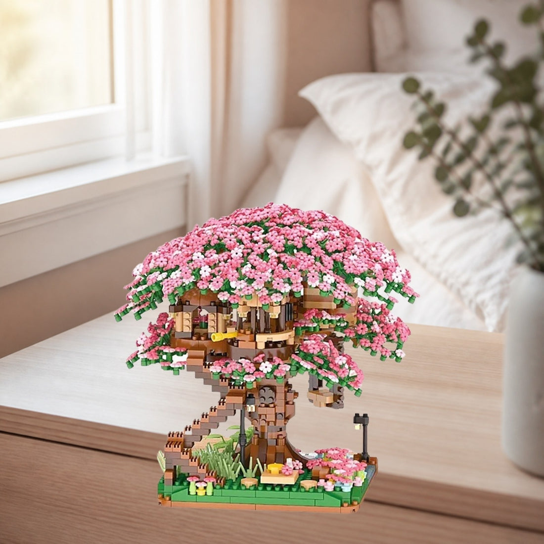 Jeux de construction Arbre en Rose - ambiance - Rose Eternelle La Boutique