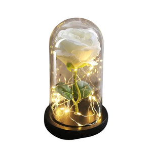 Rose Eternelle Avec LED Blanche - Rose Eternelle La Boutique