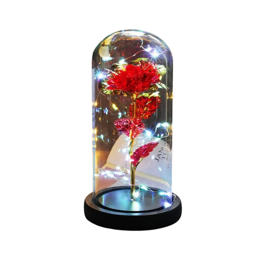 Rose Eternelle Crystal Sous Cloche (Choix de Couleurs) - Rose Eternelle La Boutique