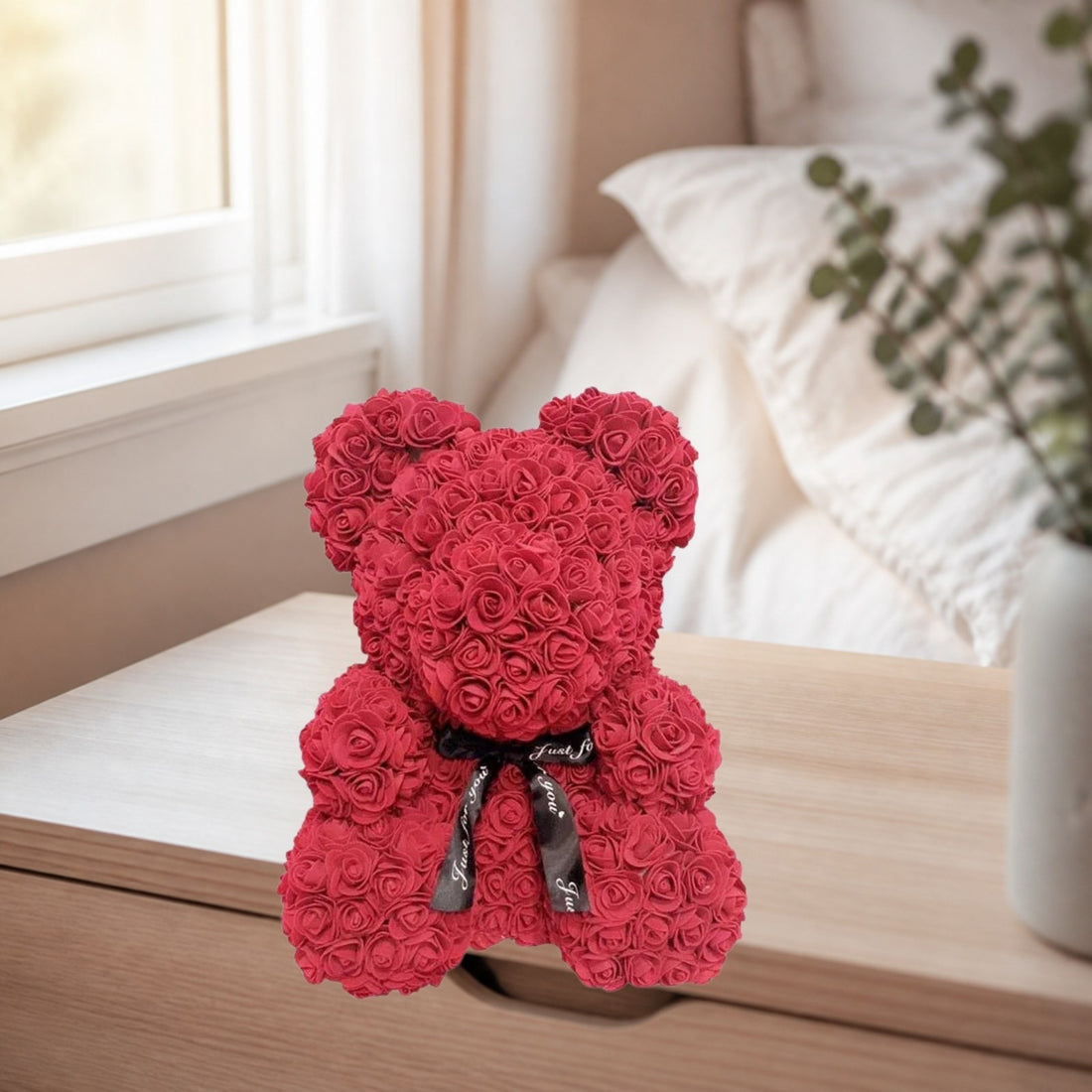 Ours en Rose Eternelle (choix de couleur) - ambiance - Rose Eternelle La Boutique