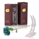 Coffret Rose Éternelle Plaquée Or 24K
