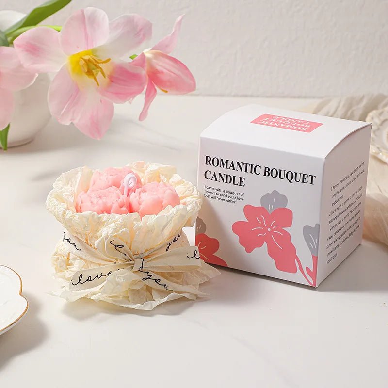 Kit Créatif DIY - Ma Bougie Fleur de Rose