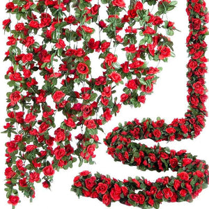 Guirlande de Roses Artificielles 2,5m – Décoration Mariage & Maison - Rose Eternelle La Boutique