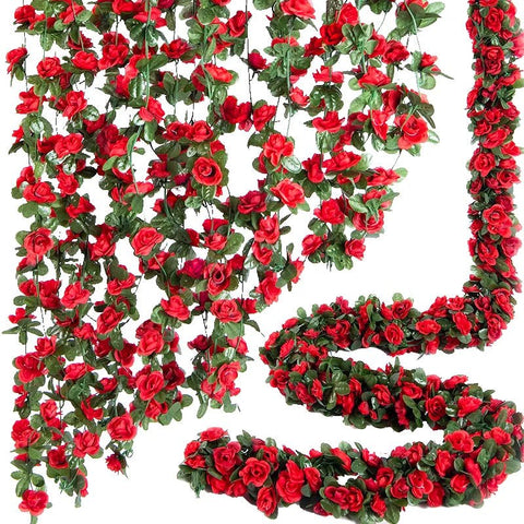 Guirlande de Roses Artificielles 2,5m – Décoration Mariage & Maison
