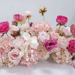 Guirlande de Roses en Soie – Décoration Mariage & Arche Extérieure