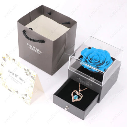 Herzförmige Halskette aus Edelstahl | Romantisches Geschenk für Frauen