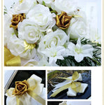 Bouquet Artificiel pour Décoration Voiture de Mariage