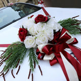 Bouquet Artificiel pour Décoration Voiture de Mariage