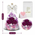 Ange Gardien Lumineux & sa Rose Éternelle