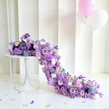 Chemin de Table Floral en Soie – Décoration Mariage & Centre de Table