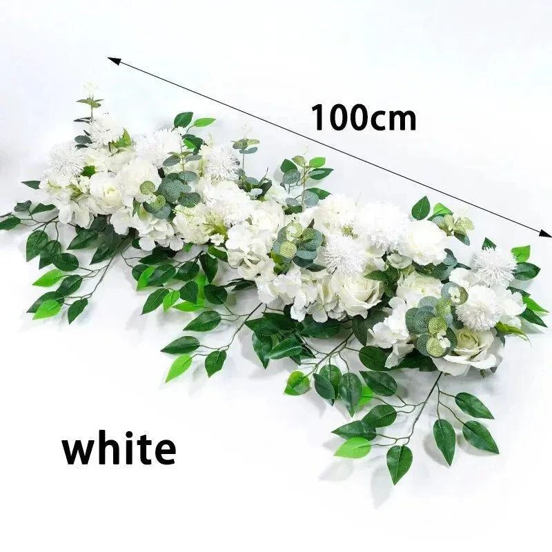 Guirlande de Roses Blanches Artificielles 100cm - Rose Eternelle La Boutique