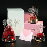 Ange Gardien Lumineux & sa Rose Éternelle