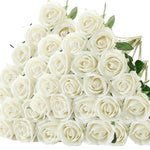 Lot de 50 Roses Velours "Real Touch"