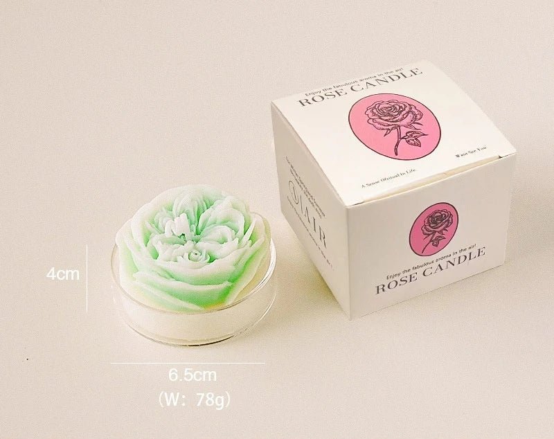 Bougie Fleur "Pivoine" Sculptée - Cire de Soja