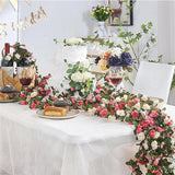 Guirlande de Roses Artificielles 2,5m – Décoration Mariage & Maison