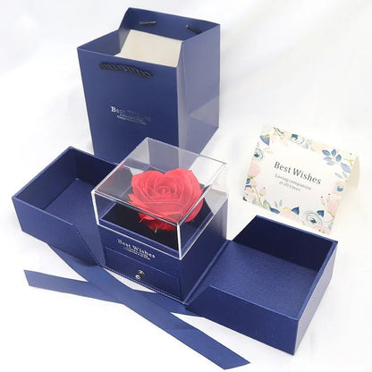 Das Geschenkset „Geheimes Herz“ – Rose & Halskette