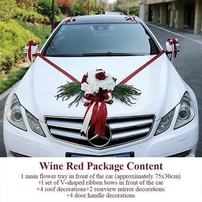 Guirlande de Roses en Soie – Décoration Mariage Extérieur - Rose Eternelle La Boutique