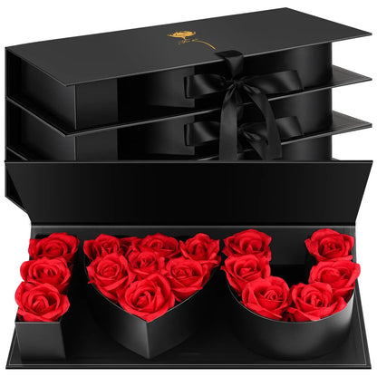 Coffret I Love You 16 roses éternelles - vue 8