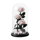 Trio de Roses Éternelles "Amour Infini"