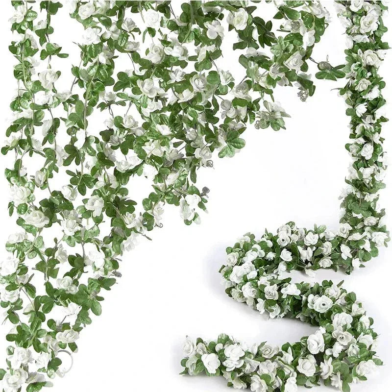 Guirlande de Roses Artificielles 2,5m – Décoration Mariage & Maison - Rose Eternelle La Boutique