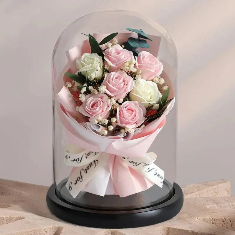 Bouquet de Tulipes "Real Touch" Effet Naturel - Rose Eternelle La Boutique